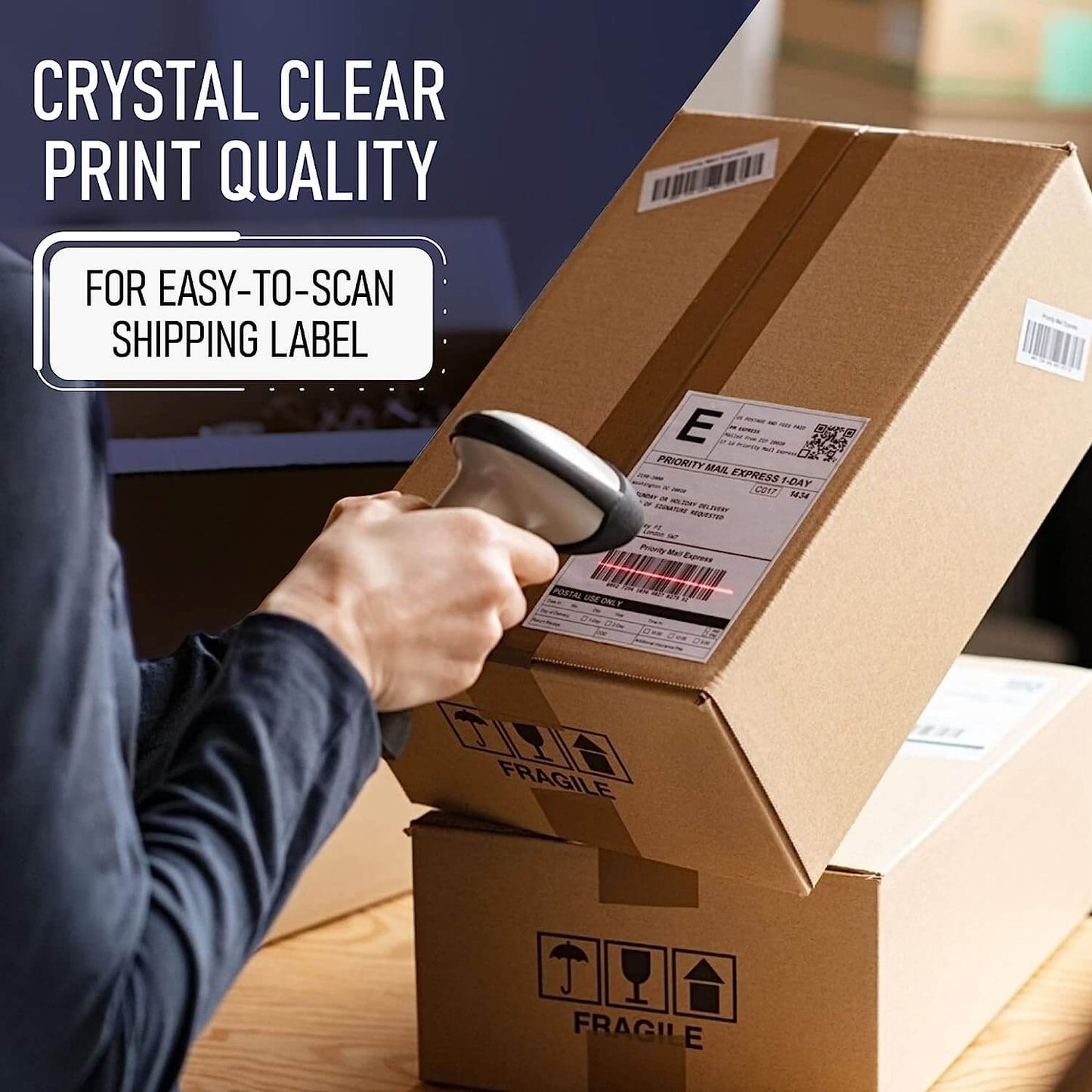 4x6 Fanfold Direct Thermal Shipping Labels for Printers - Prime Star Plus Inc.