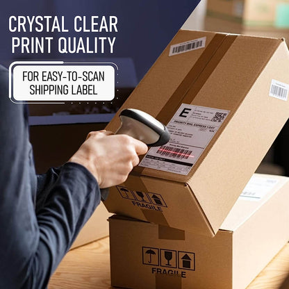 4x6 Fanfold Direct Thermal Shipping Labels for Printers - Prime Star Plus Inc.