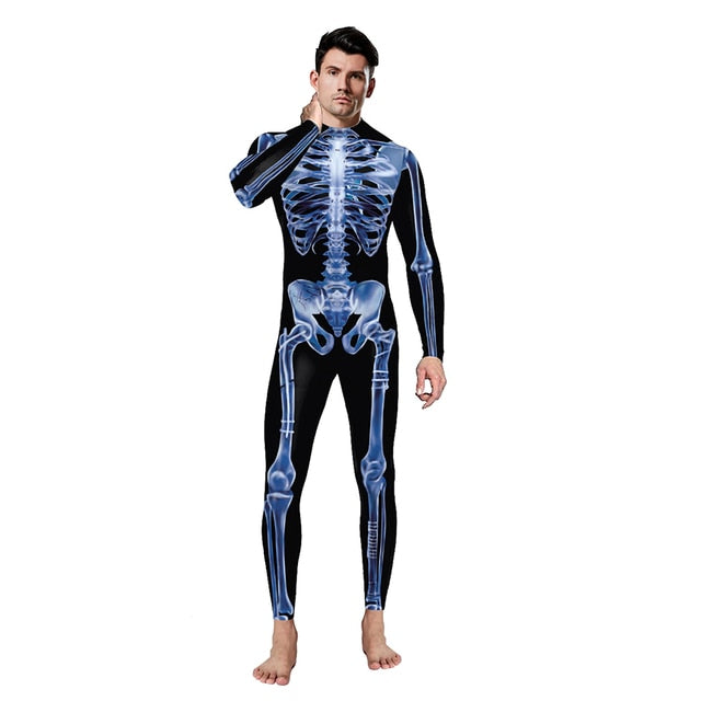 Bodysuit Skull Halloween Costumes - Prime Star Plus Inc.