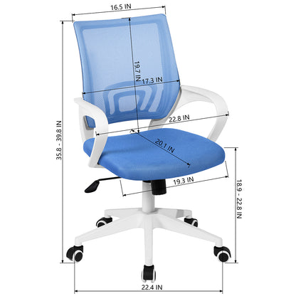 Elevate Your Workspace with a Stylish Blue Office Desk Chair - Prime Star Plus Inc.