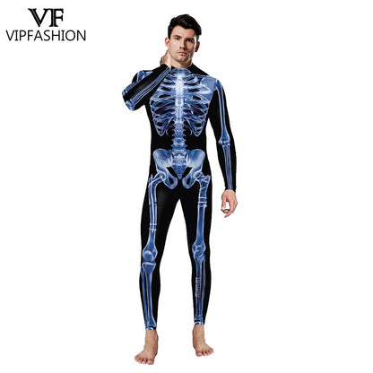 Bodysuit Skull Halloween Costumes - Prime Star Plus Inc.