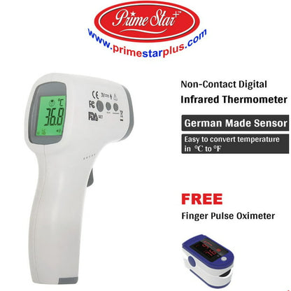 Non-Contact Forehead Thermometer with Free Oximeter - Prime Star Plus Inc.