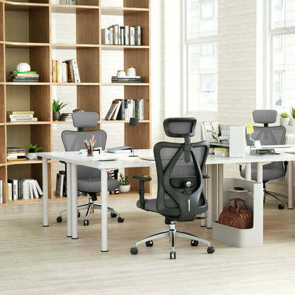 Adjustable Ergonomic Office Chair featuring Lumbar Support - Prime Star Plus Inc.