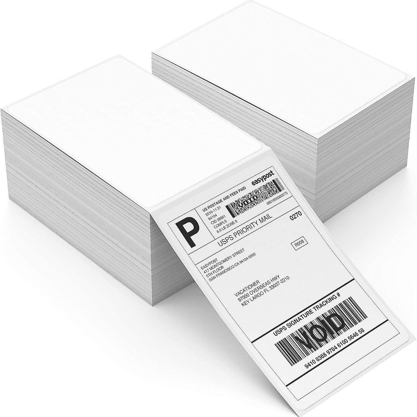 4x6 Fanfold Direct Thermal Shipping Labels for Printers - Prime Star Plus Inc.