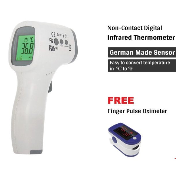 Non-Contact Forehead Thermometer with Free Oximeter - Prime Star Plus Inc.